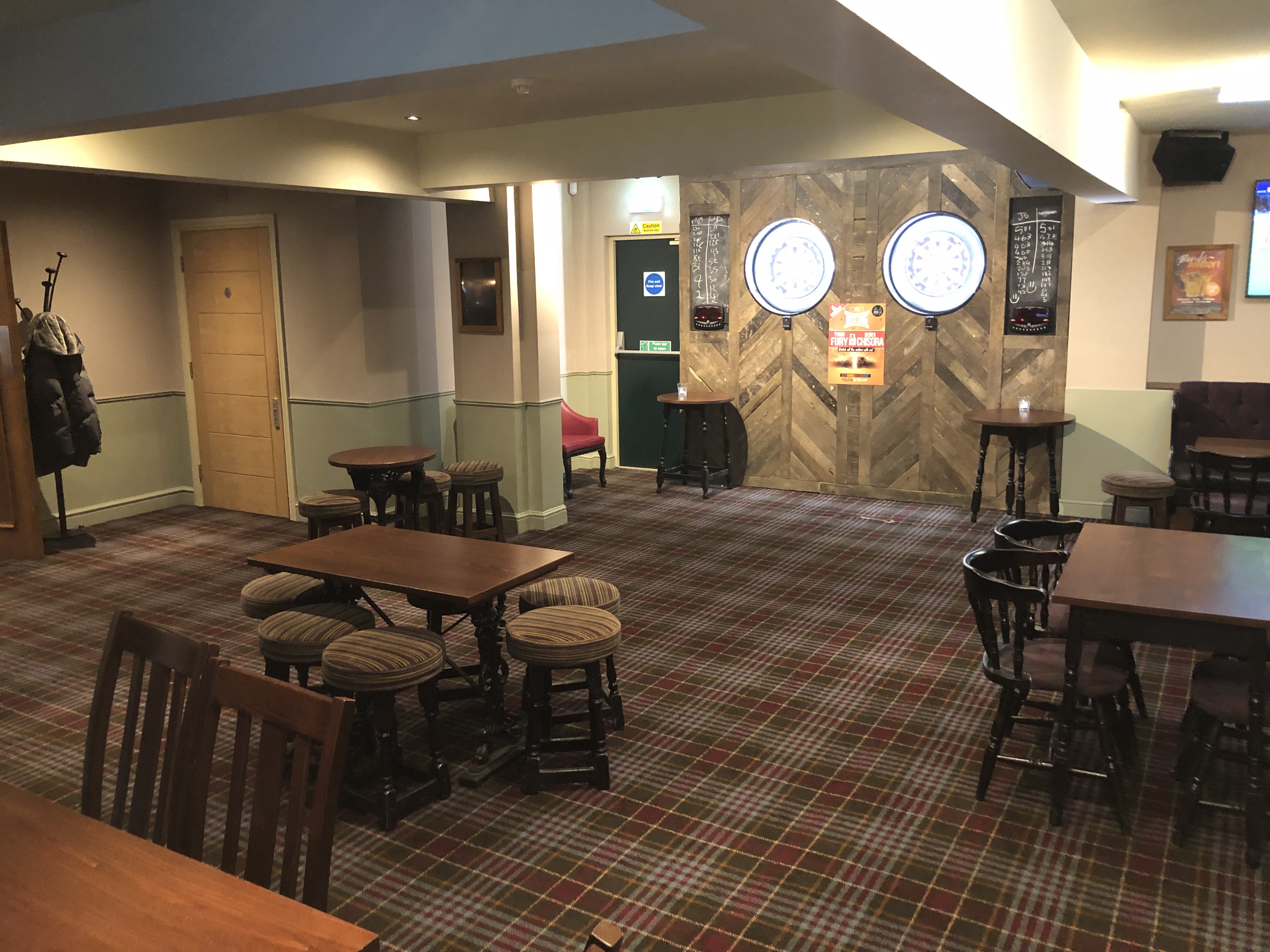 Room for hire two The Darts Bar