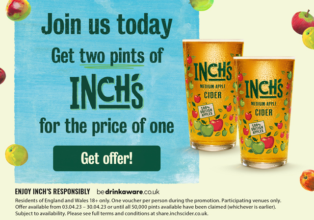 Inch's Free Drink