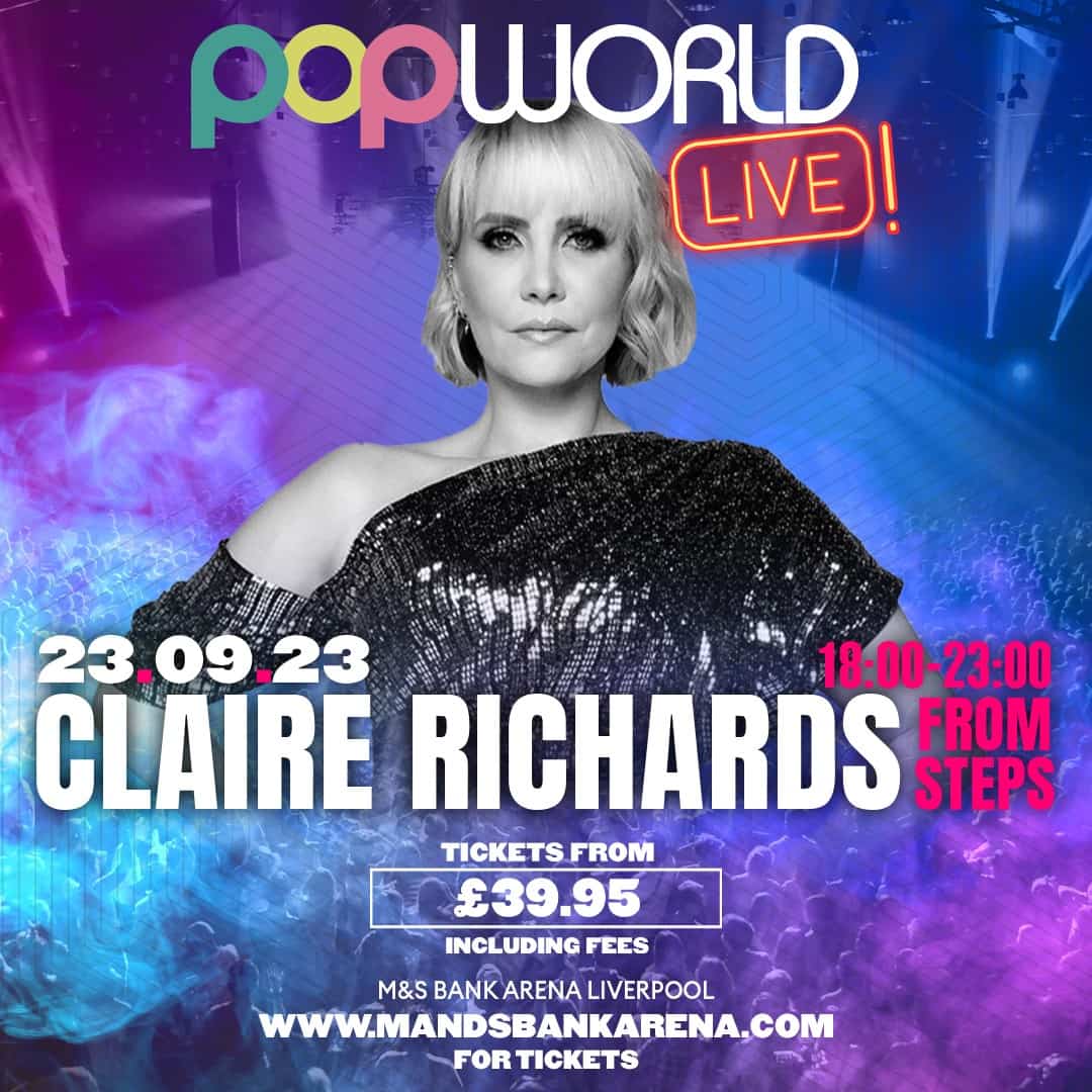 Claire from Steps at Popworld Live