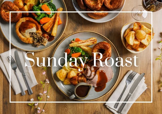 Sunday Roast menu The Griffin Godshall