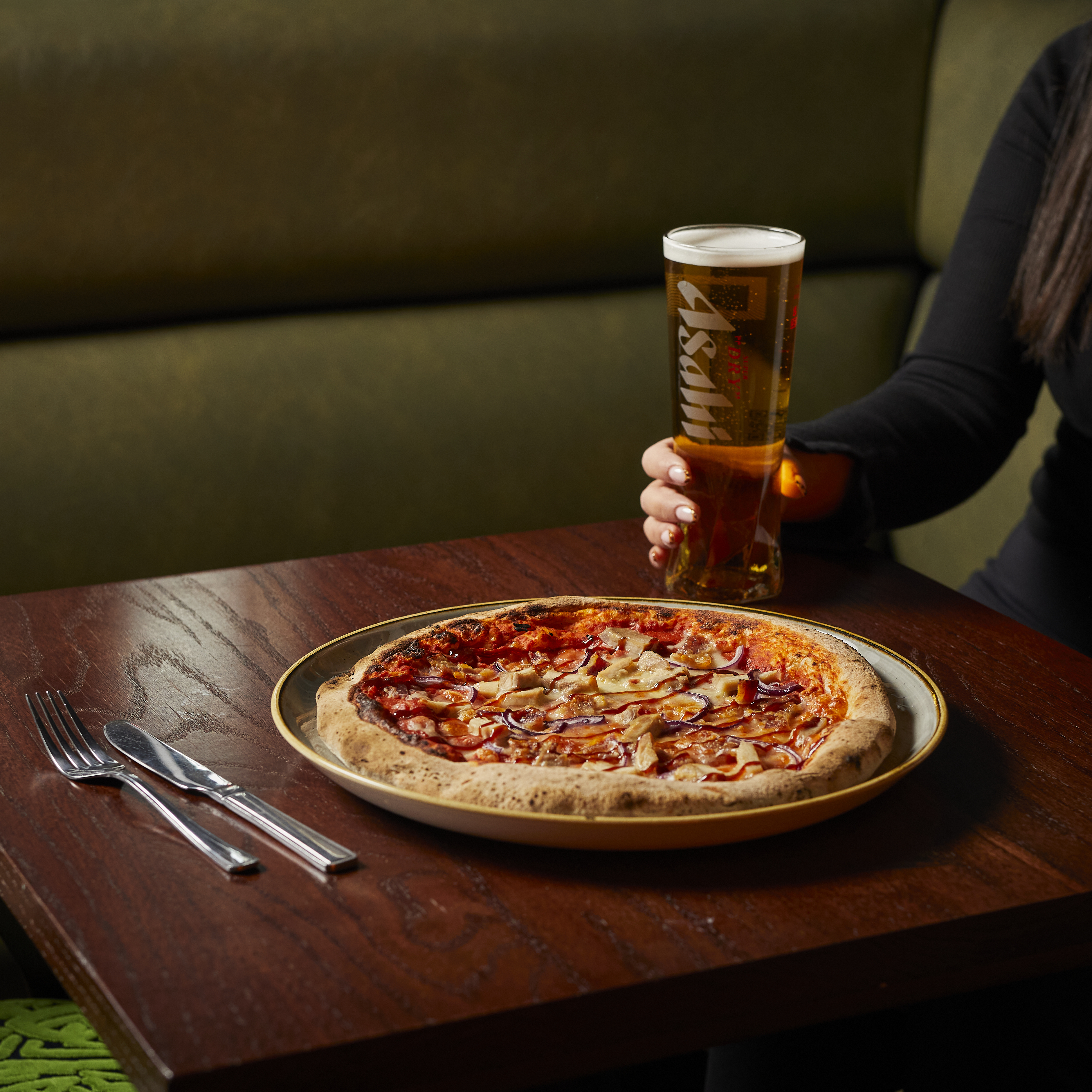 Burger and a drink for lunch Burger and a drink for lunch