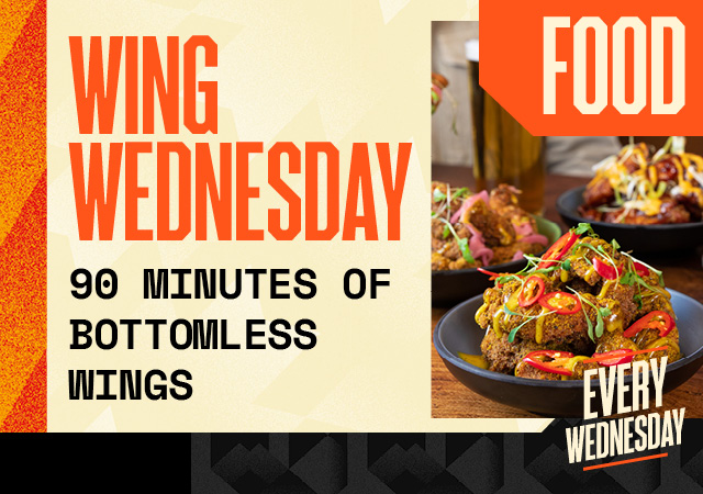 Wing Wednesday - Bottomless Wings Wing Wednesday - Bottomless Wings