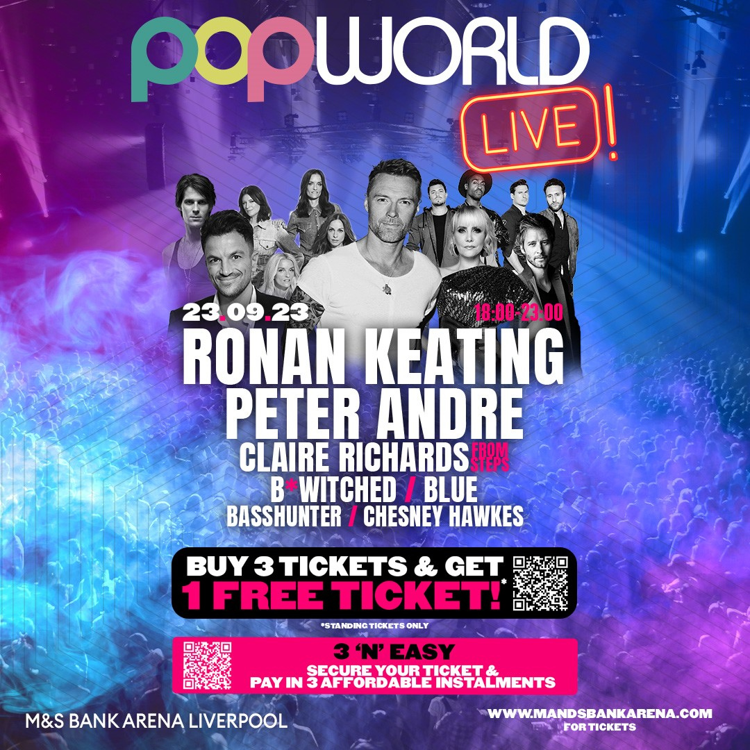 Win tickets to Popworld Live at Popworld Solihull's Guilty Pleasures - Live Win tickets to Popworld Live at Popworld Solihull's Guilty Pleasures - Live