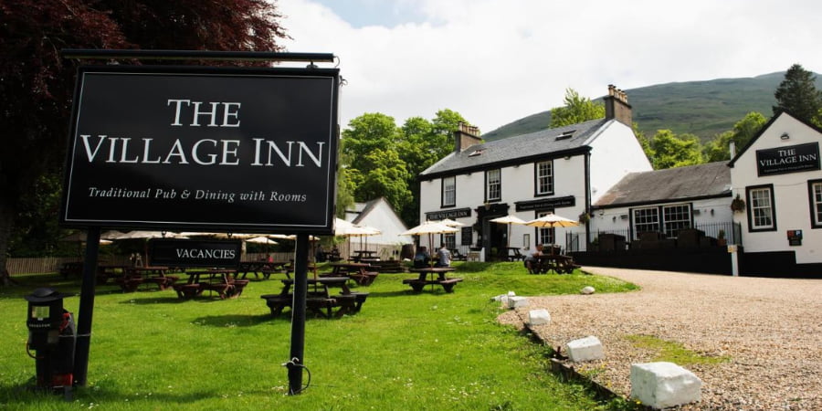 External view of Village Inn Arrochar