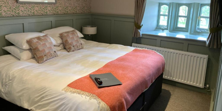 Double room at Stork Hotel Thurnham