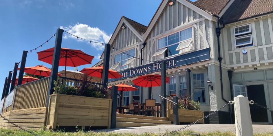 External view of Downs Hotel Woodingdean