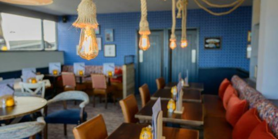 Customer dining area at Downs Hotel Woodingdean