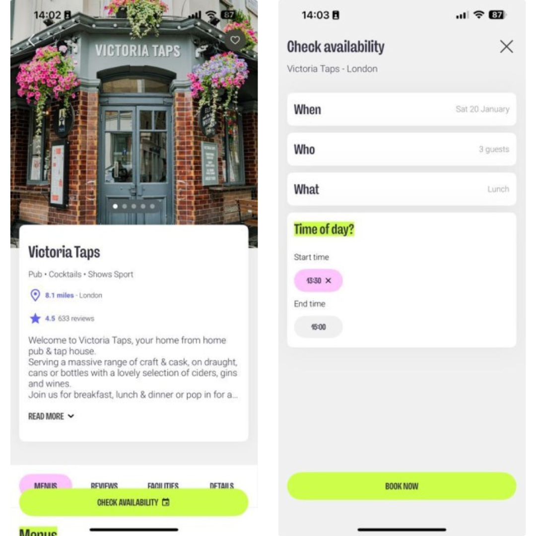 Find bars, pubs and clubs on MiXR