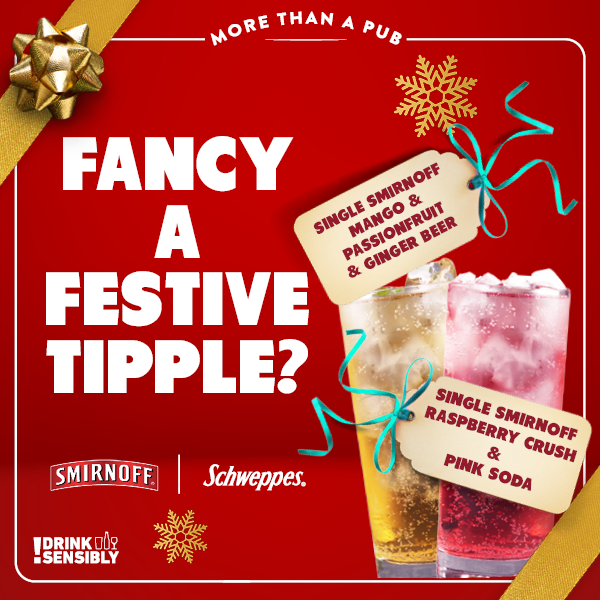 Fancy A Festive Tipple? Smirnoff Festive Serves
