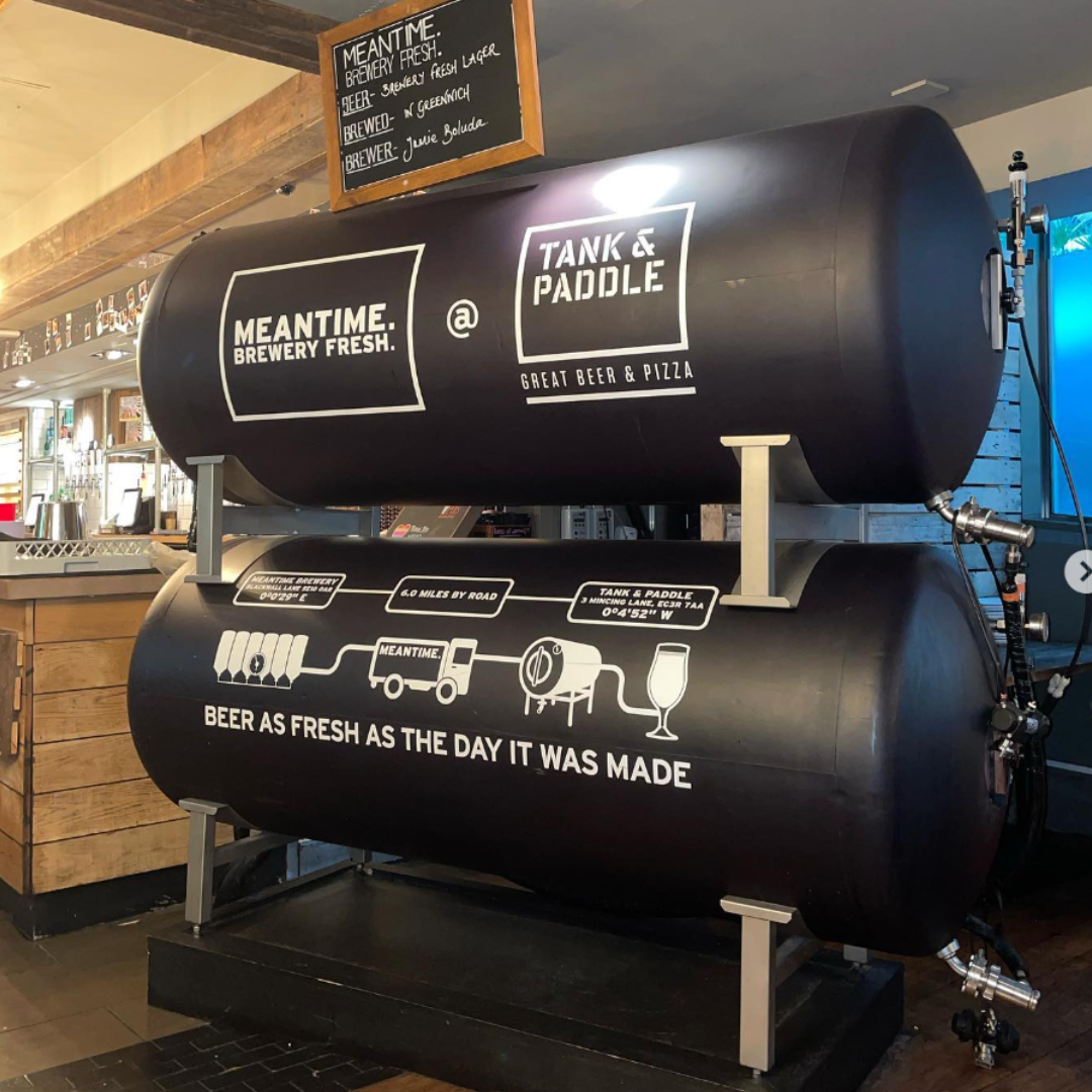 Tank of Meantime Beer