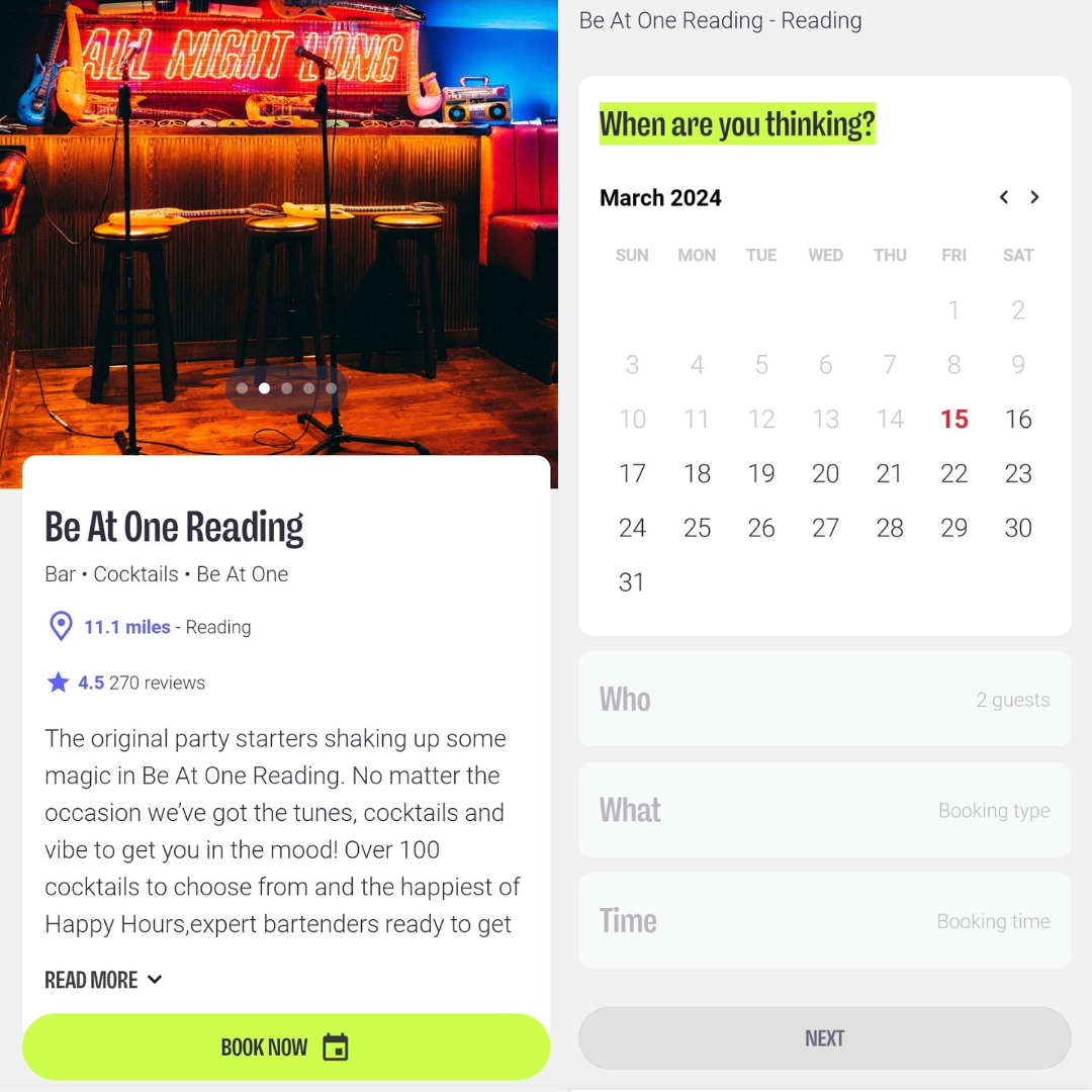 Find bars, pubs and clubs on MiXR