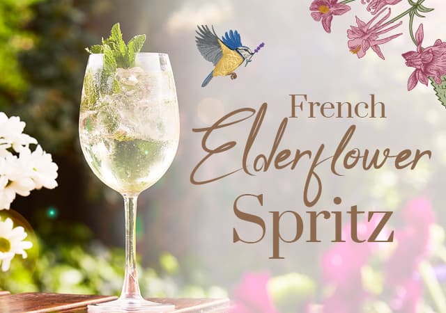 French Elderflower Spritz | Book Now for Summer at Golden Fleece York