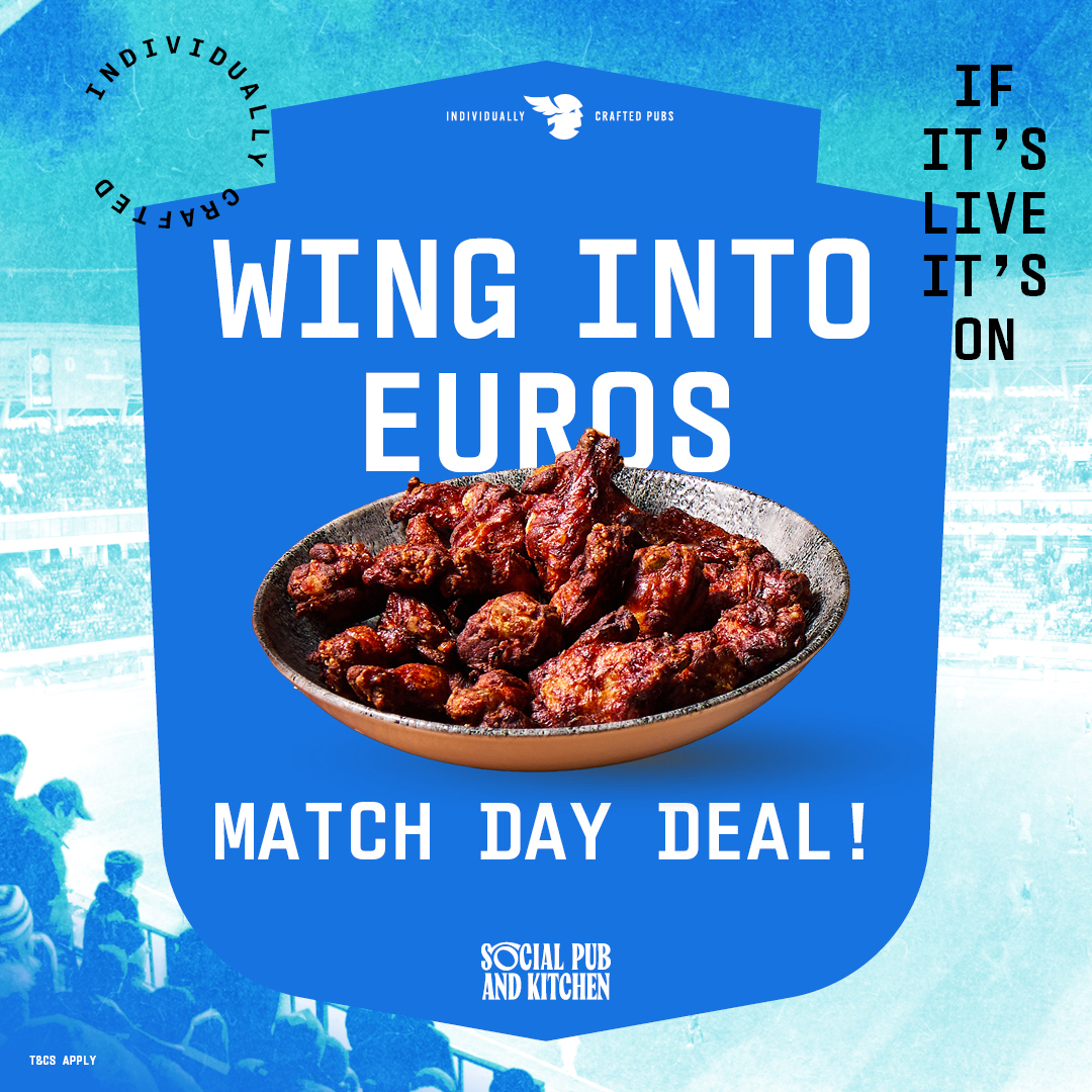 40p Wings for all Euros fixtures (excluding home fixtures)