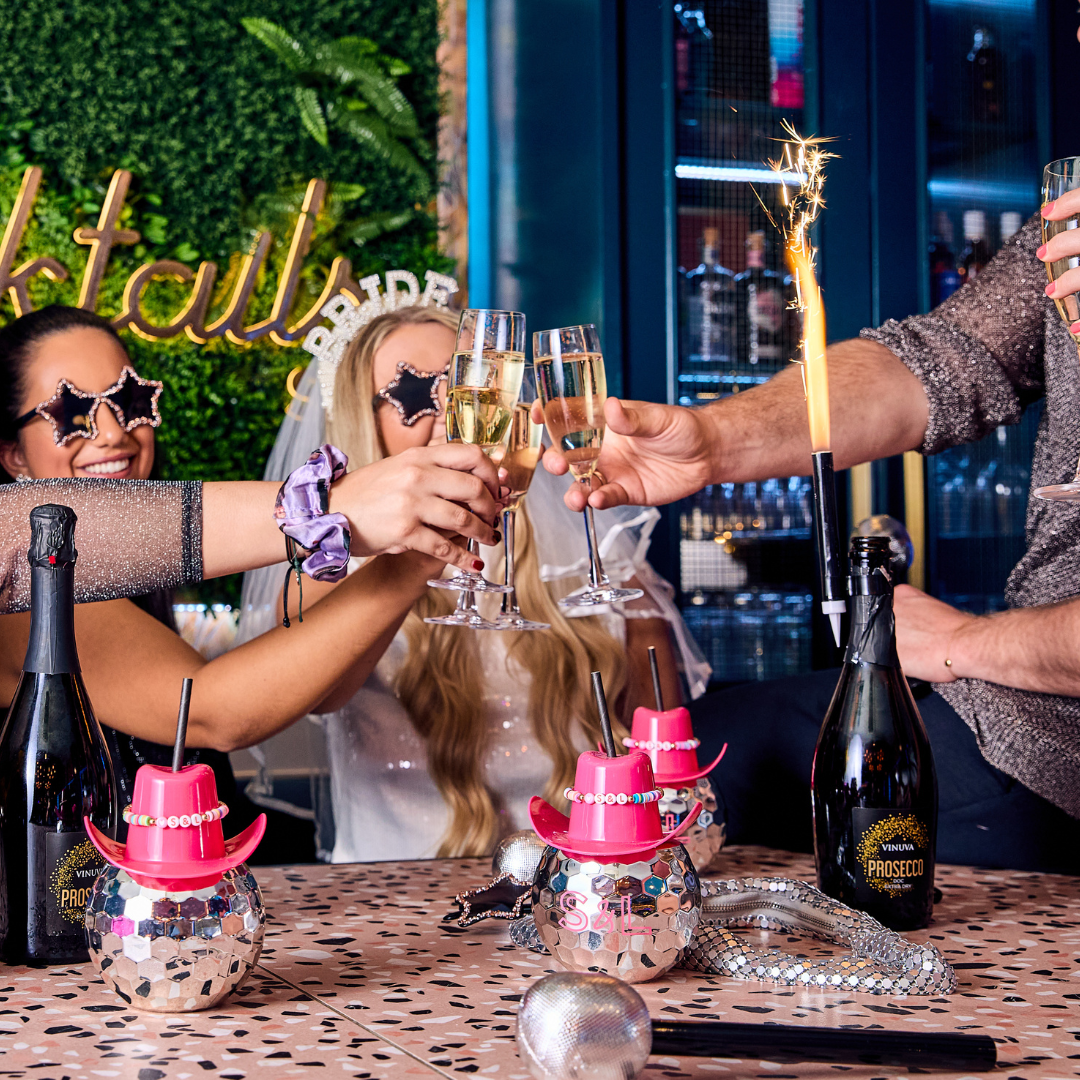 Cheers Prosecco at a hen do at Slug And Lettuce Worcester