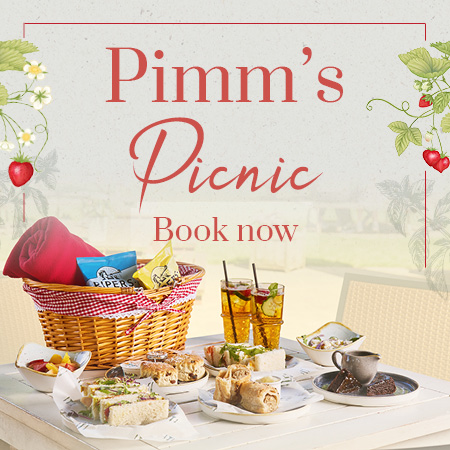 Pimms Picnic Hamper | Sandwiches and Drinks