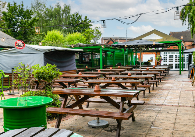 Beer Garden at Coach & Horses Ickenham