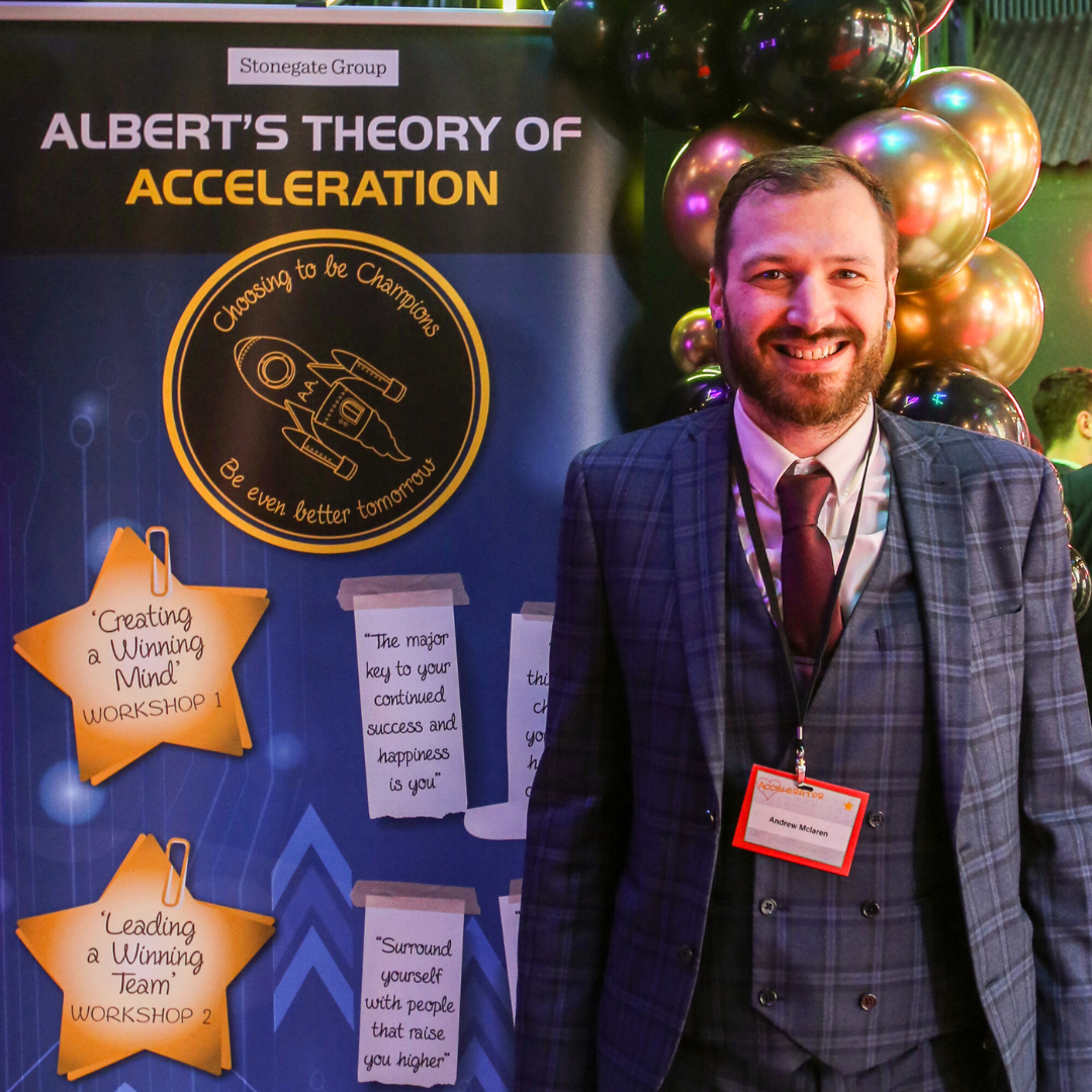 Deputy Manager, Andy McLaren smiling at the camera