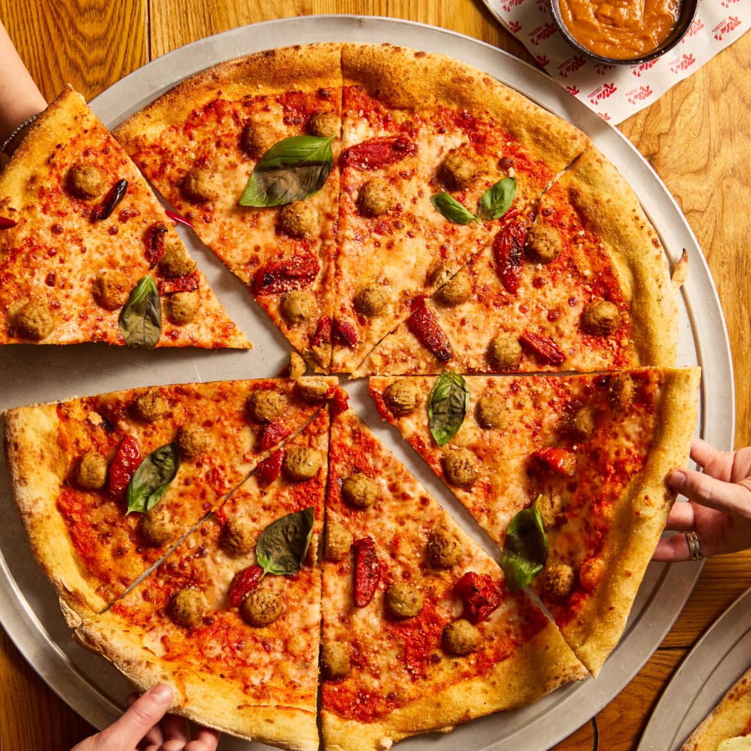 Vodka Meatball 24 inch pizza