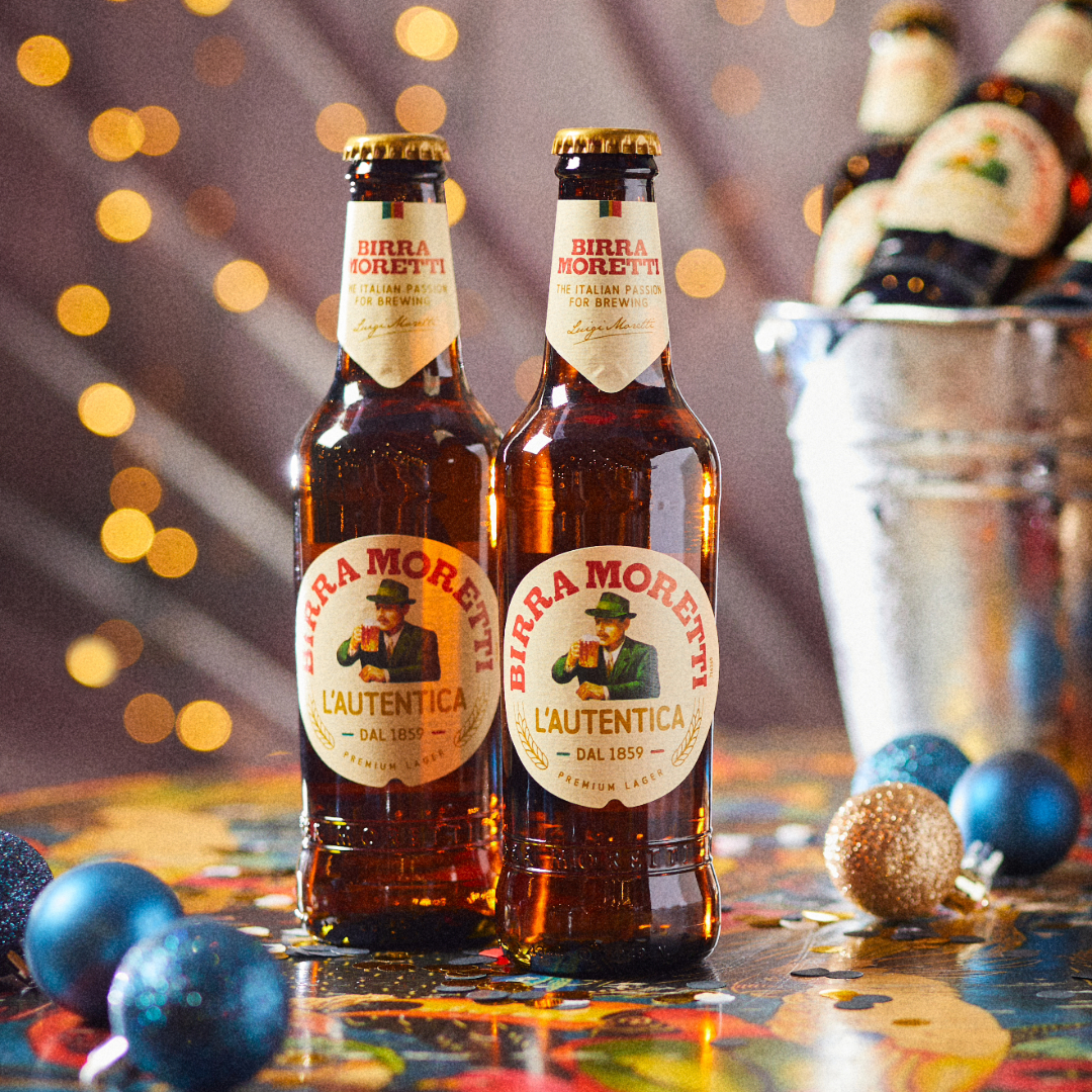 Enjoy a Birra Moretti this Christmas