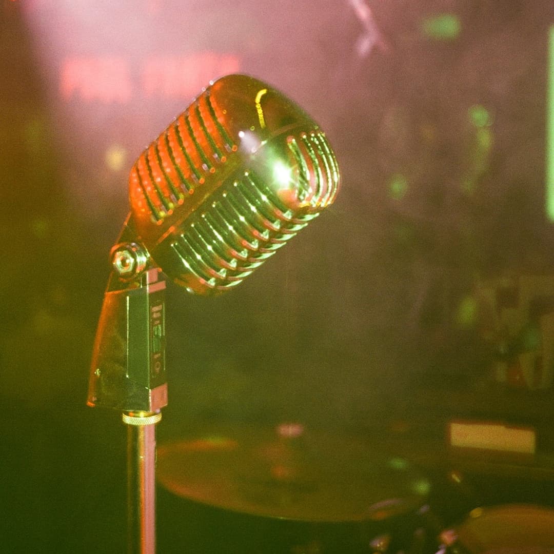 Microphone at Rita's Leeds