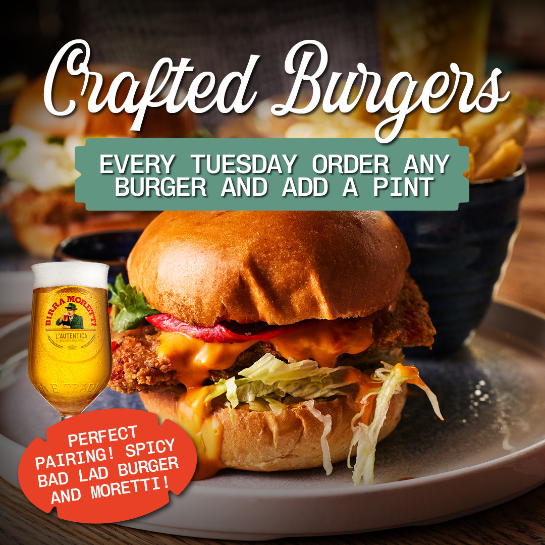 Burger and Drink Deal at Social Pub & Kitchen