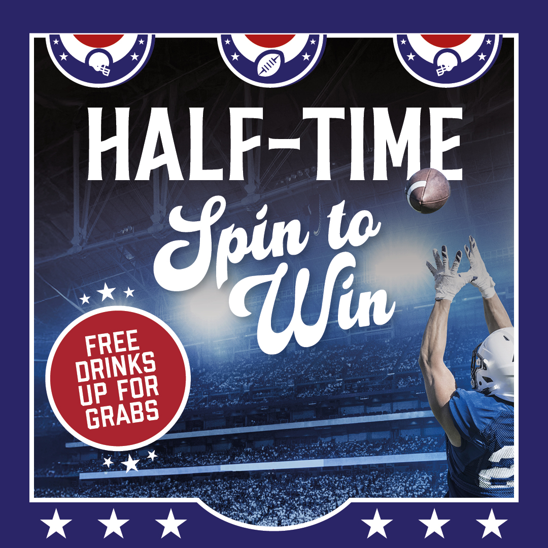 Halftime Spin To Win Halftime Spin To Win