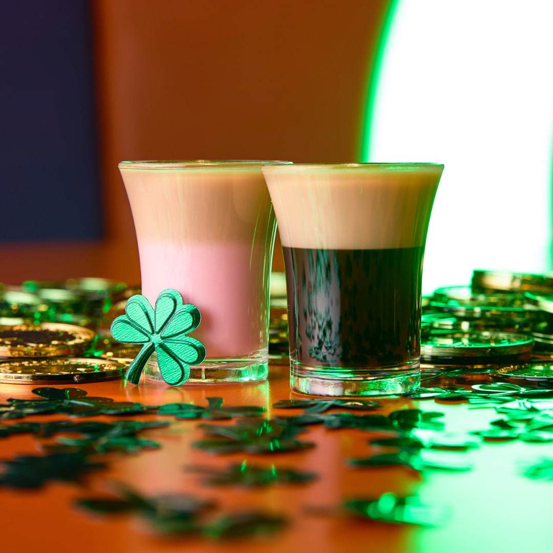 Baby Guinness and Lady Guinness shots at Retro Bars