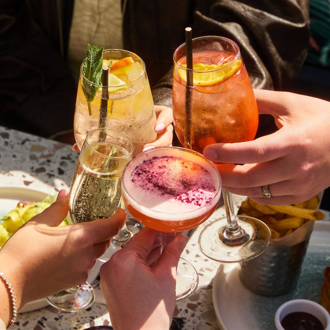 Cocktails in the sun