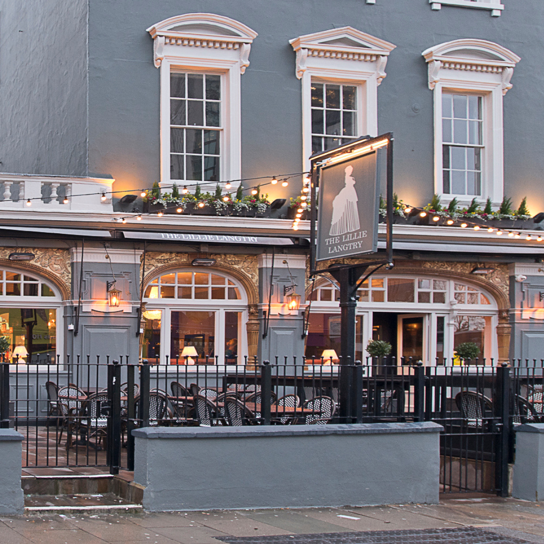 Pub Beer Garden at Lillie Langtry Fulham Pub Beer Garden at Lillie Langtry Fulham