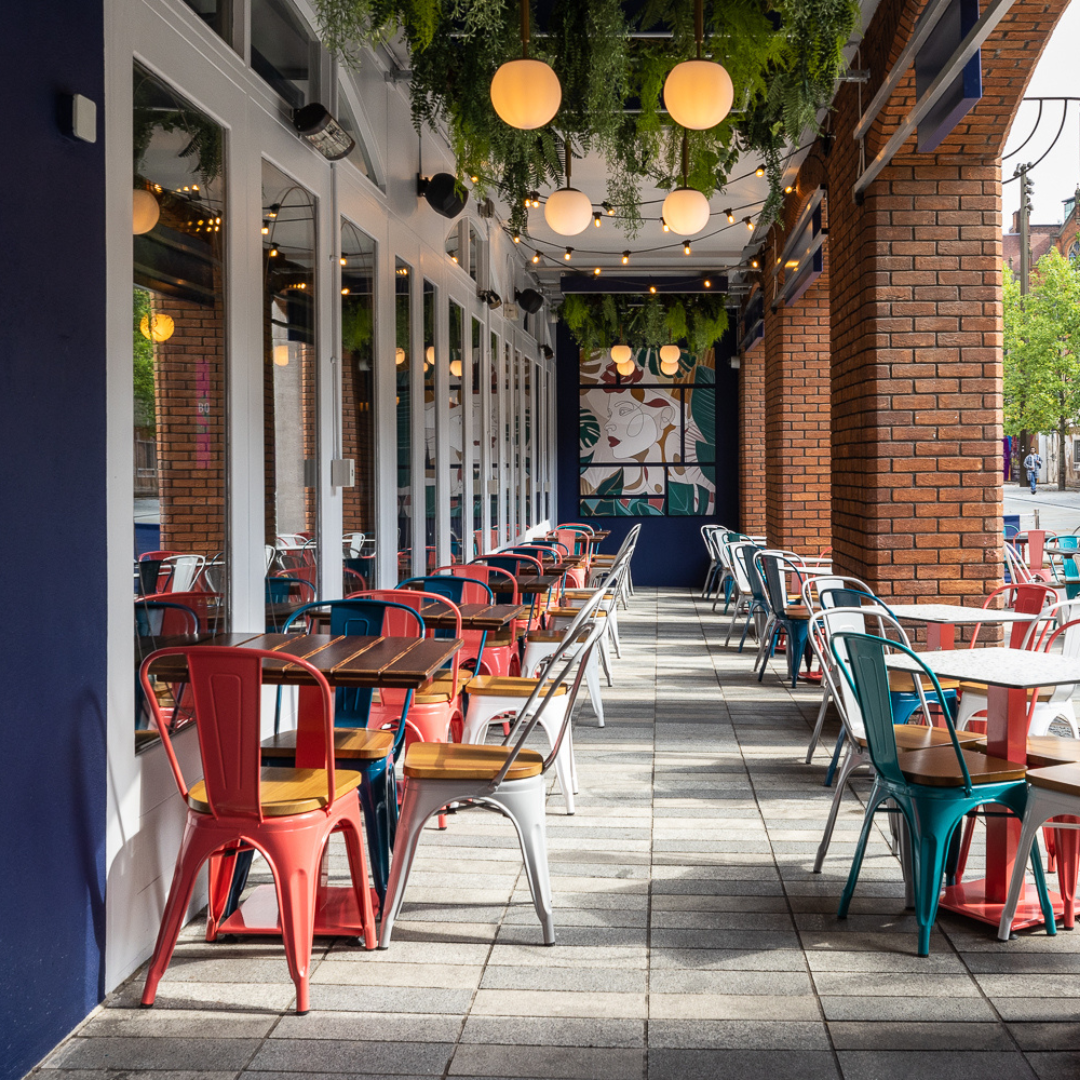 Beer Garden at Slug And Lettuce Albert Square