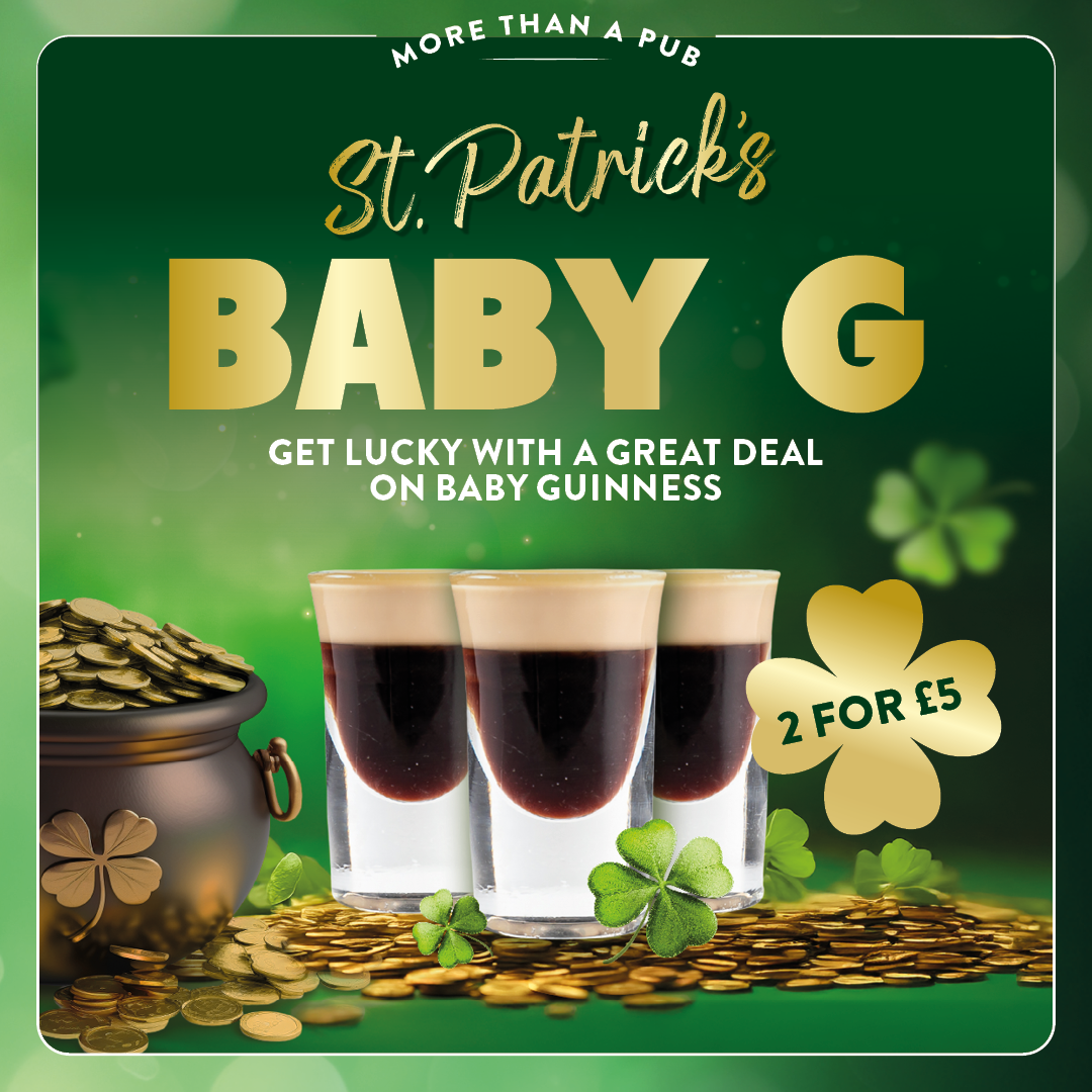 St Paddy’s Day Events at Park Earlsheaton