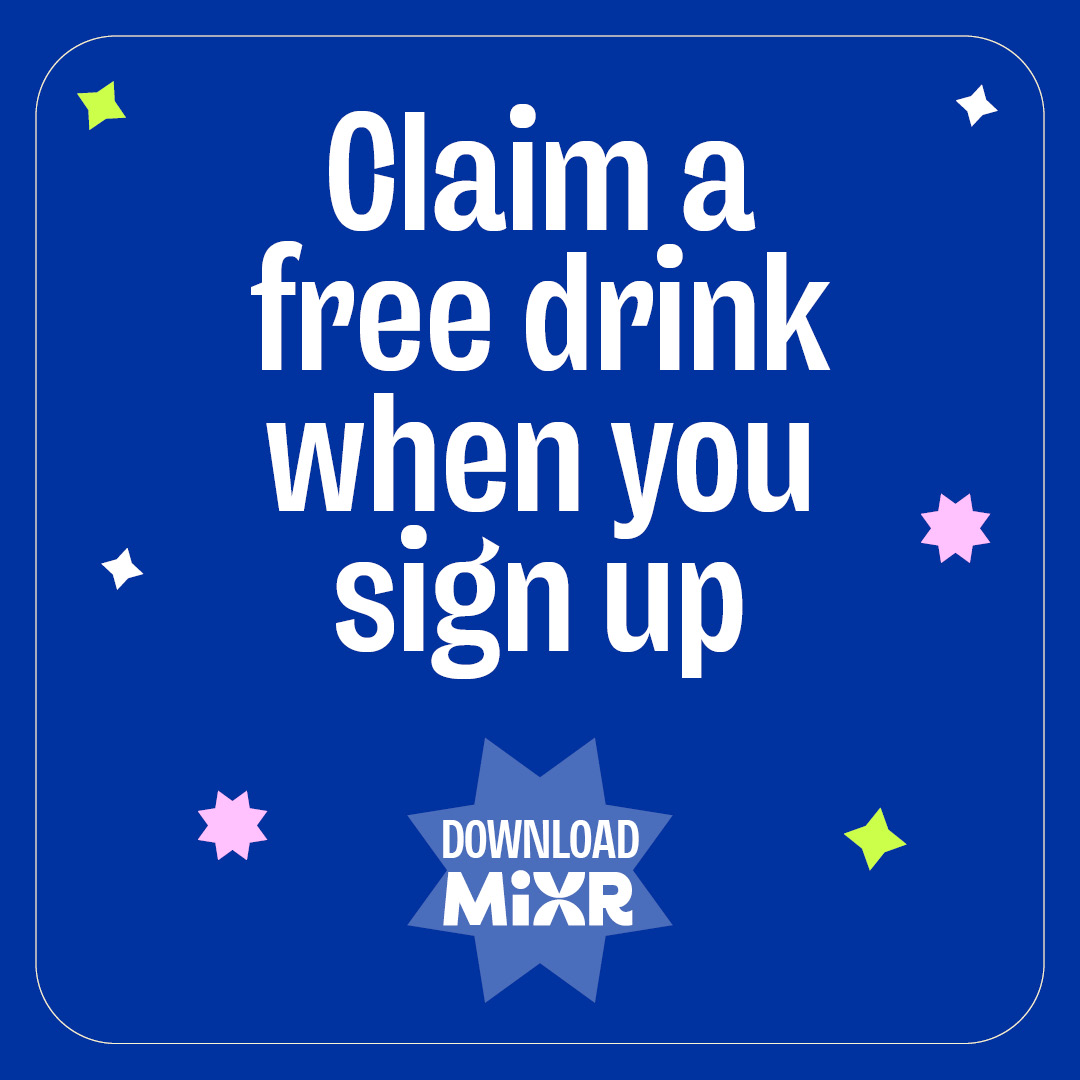 Get a free drink when you download MiXR