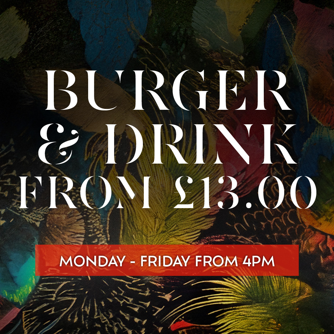Burger & Drink from £13