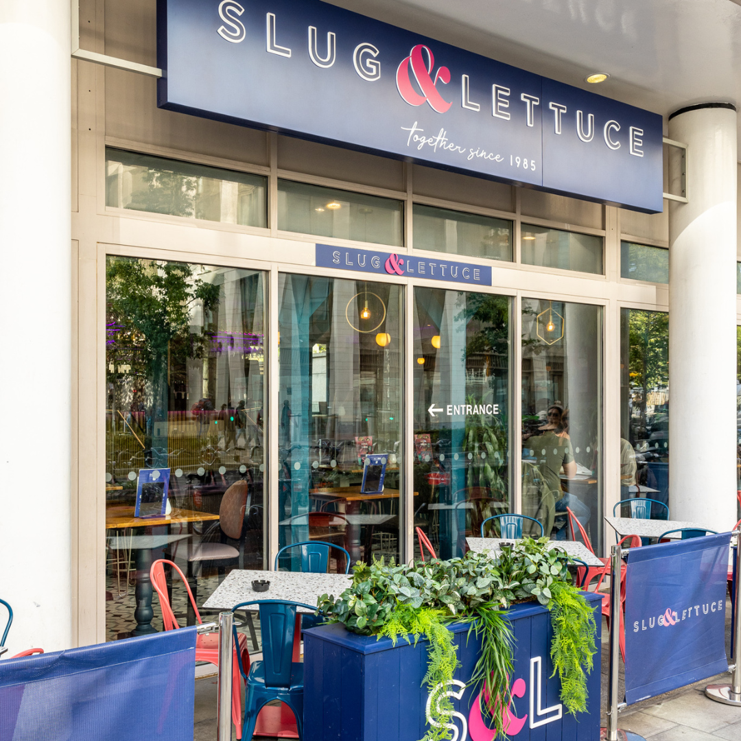 Beer Garden at Slug And Lettuce Waterloo