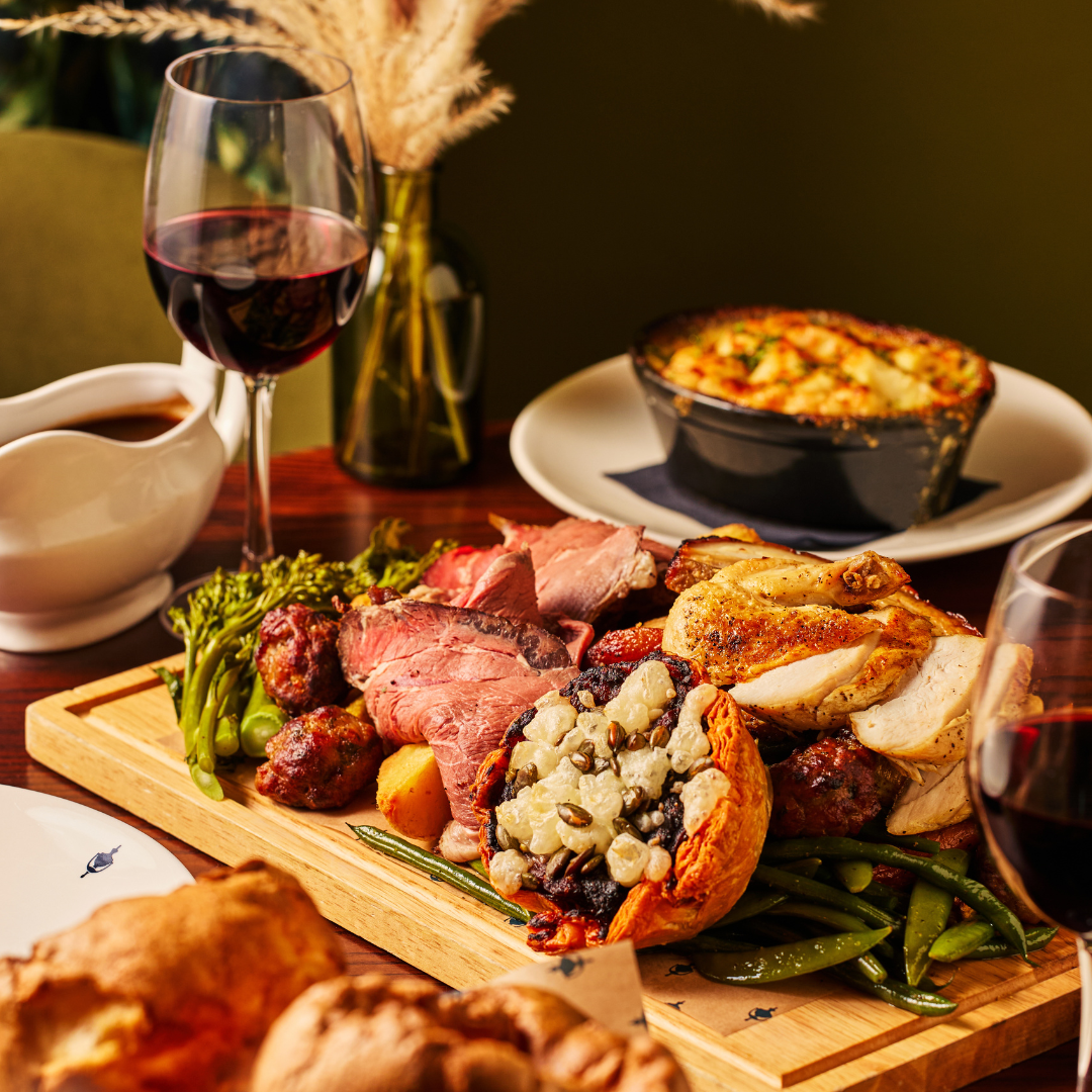 Sharing Roast Platter at Marquis Of Westminster