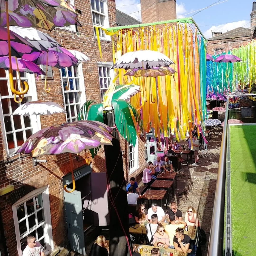 Queens Court & Pride beer garden