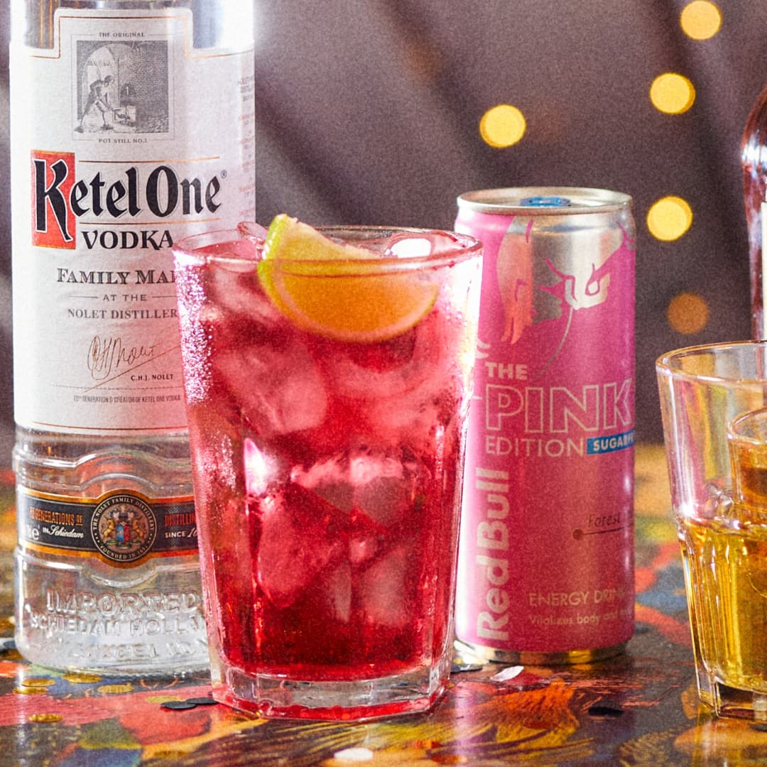 Vodka Red Bull serve at Two Brewers Clapham