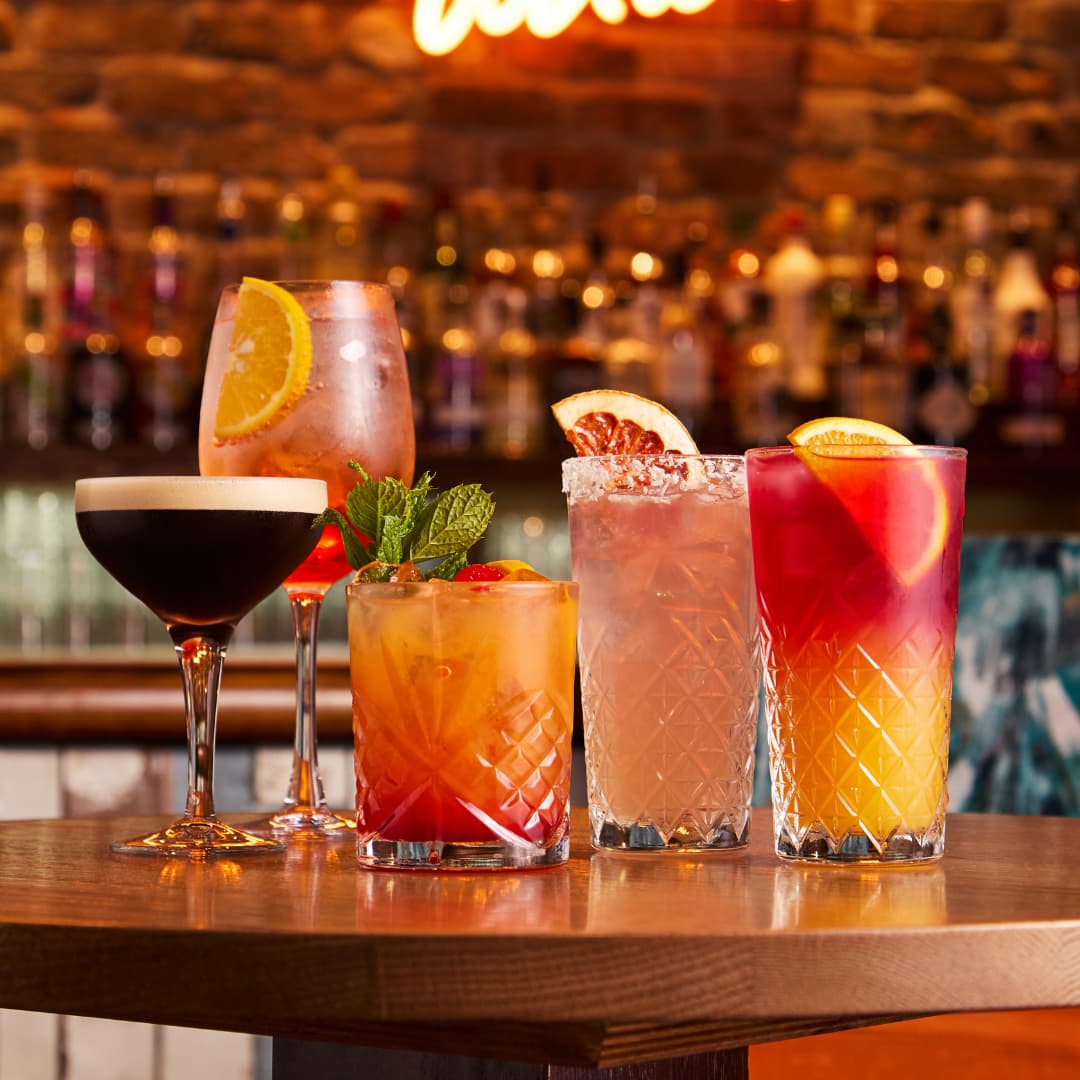 Selection of Social Pub & Kitchen cocktails