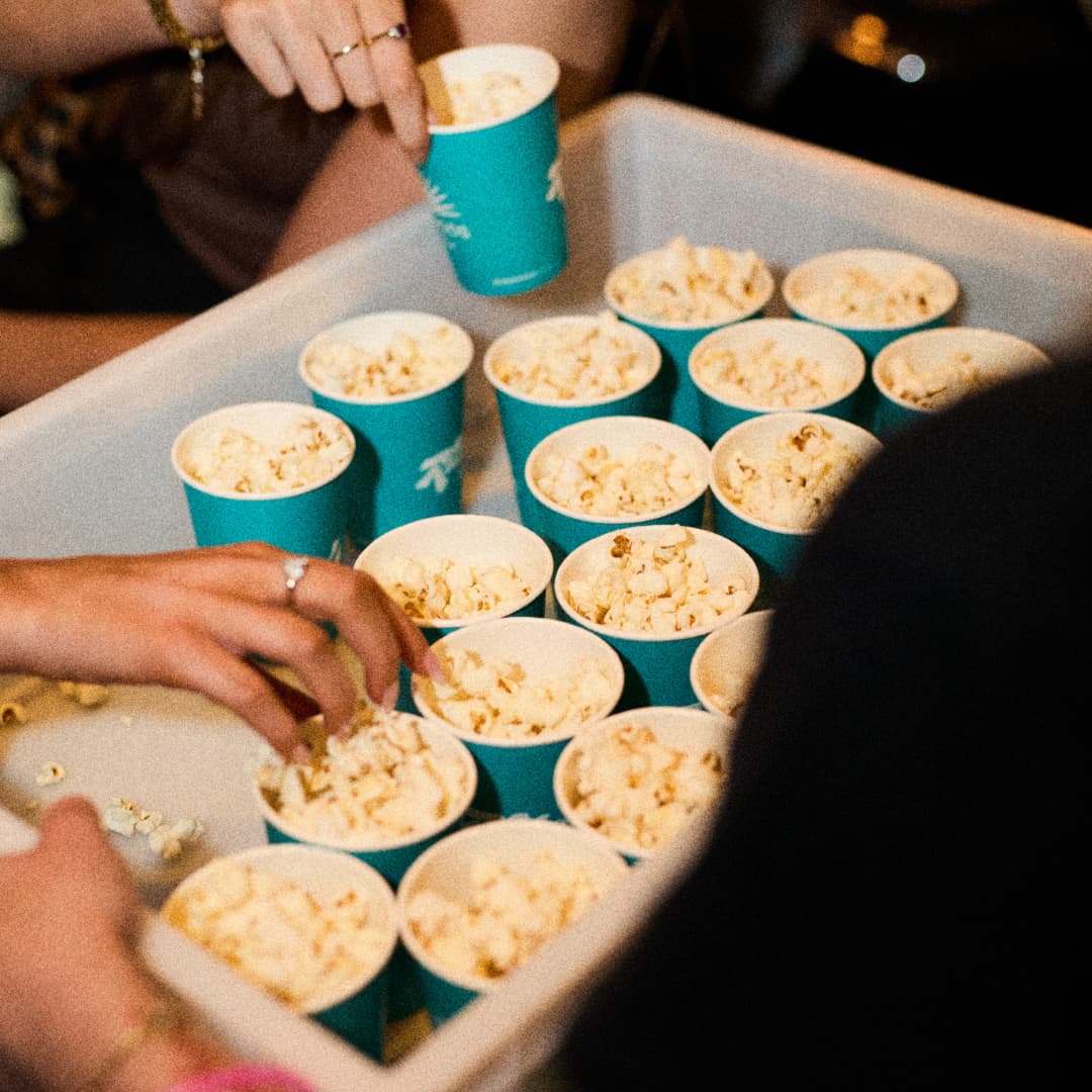 Free popcorn at every Rita's Leeds watch party