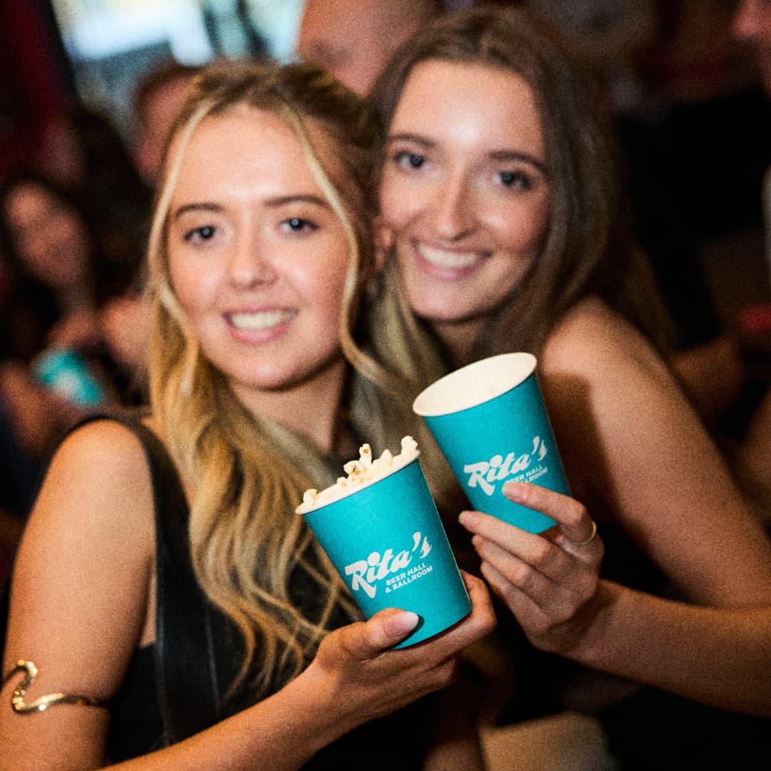 Free popcorn at Rita's Leeds Margarita Movie Club