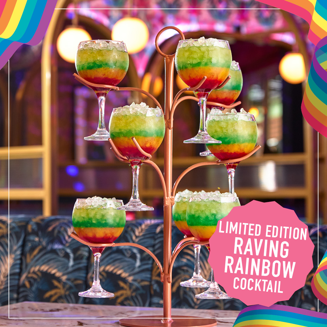 Raving Rainbow Cocktail Tree