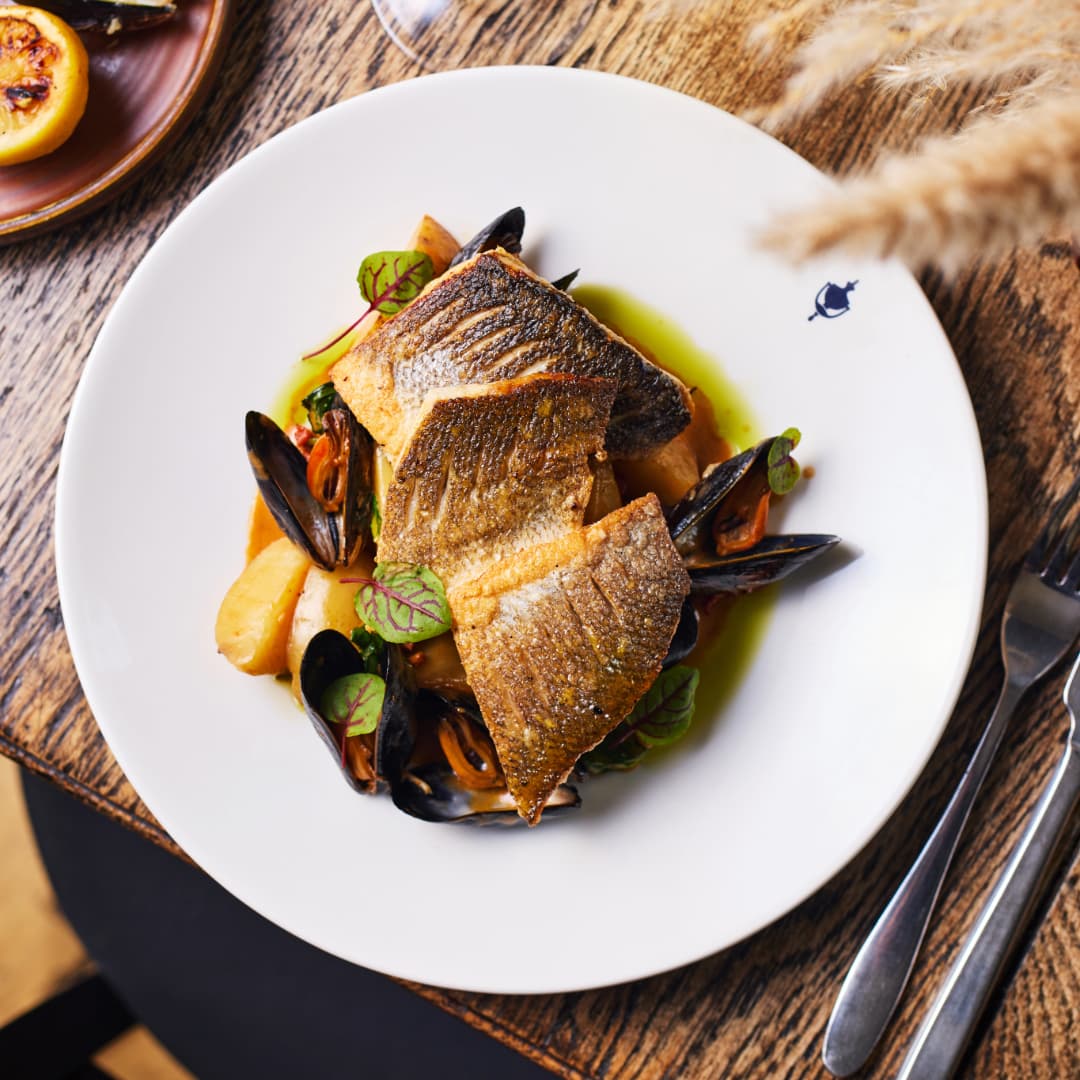 Pan-Seared Sea Bass Fillet