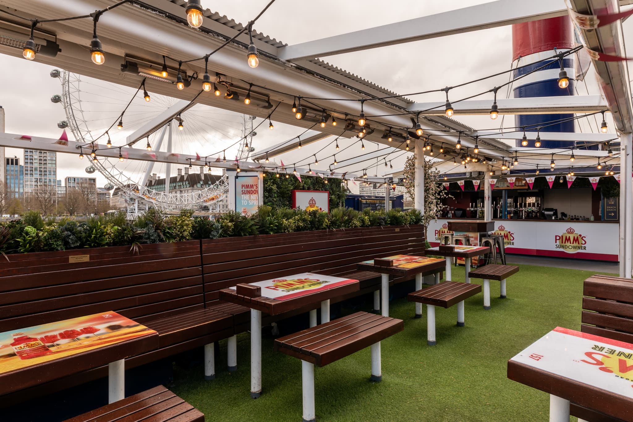 Private Hire at the Tattershall Castle - The Aft Deck