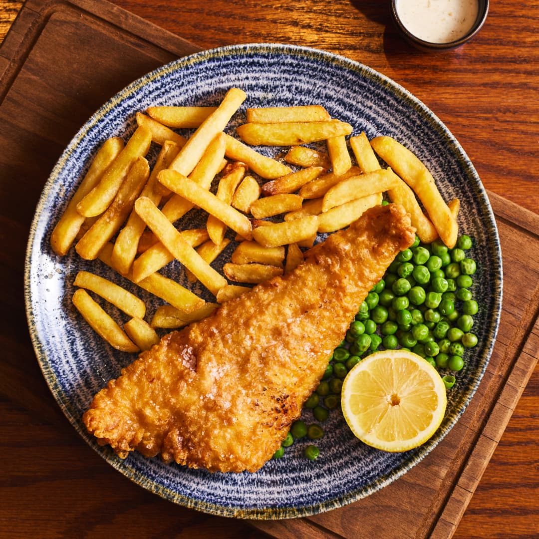 Fish & Chips at The George Crosby