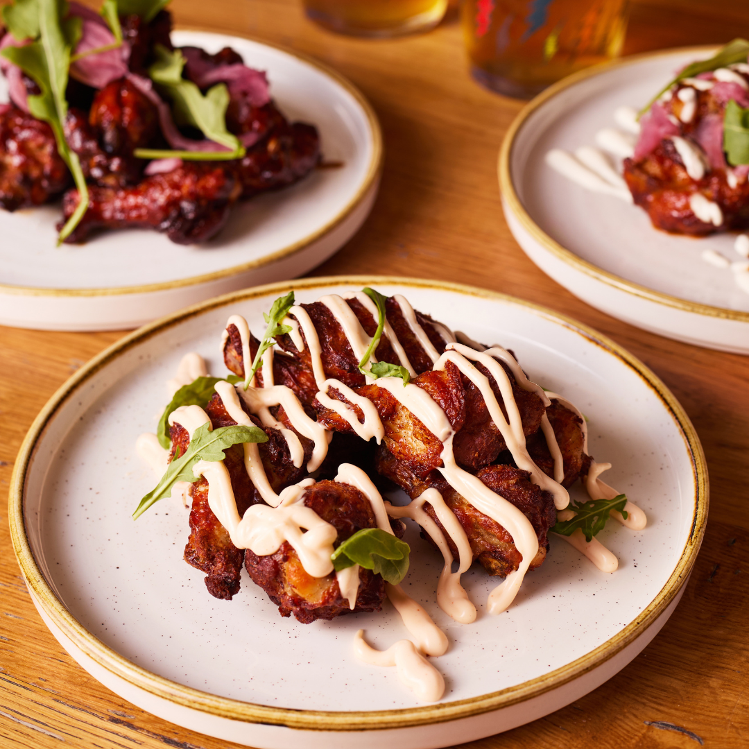 3 PLATES OF CHICKEN WINGS