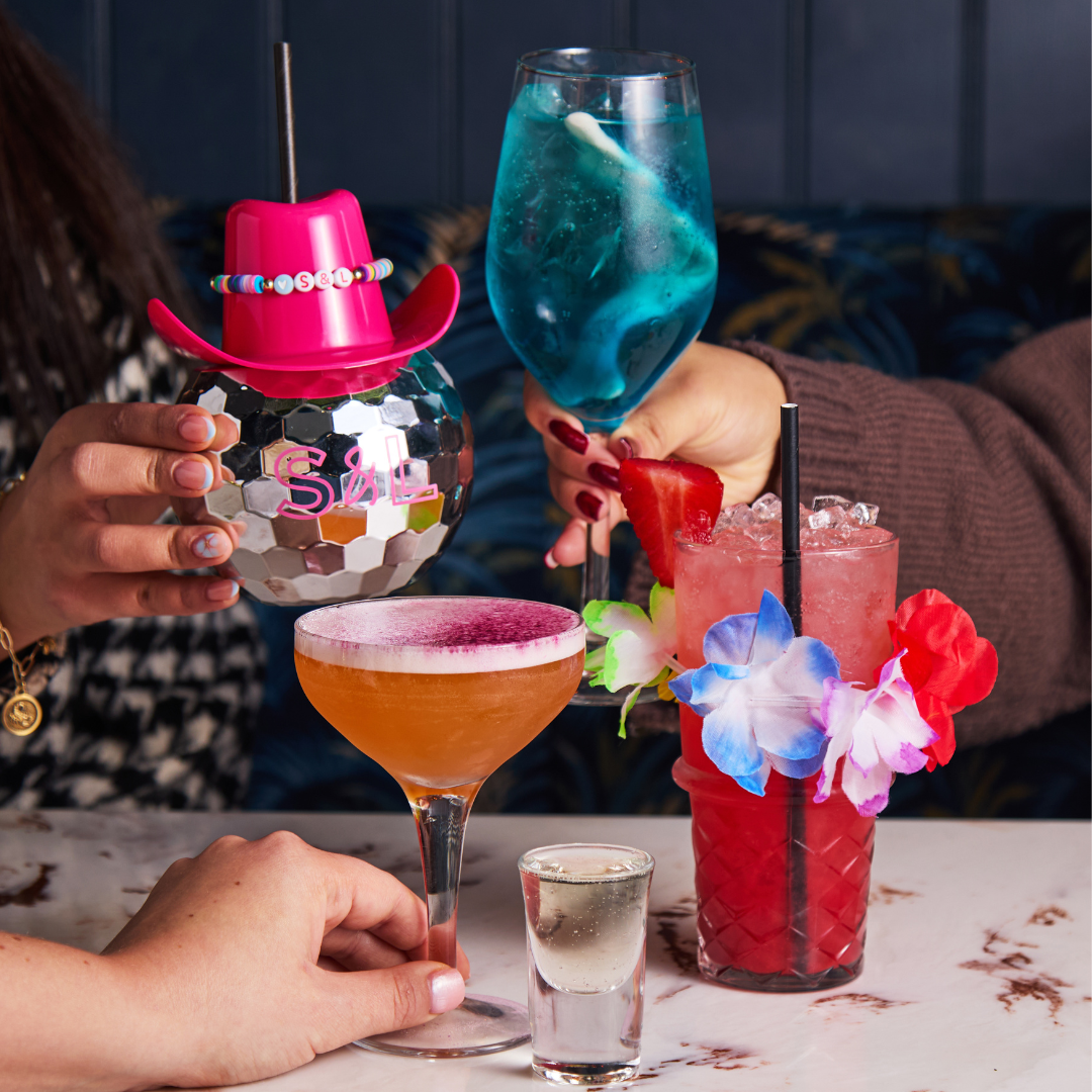 4 cocktails from Slug And Lettuce Edinburgh George St