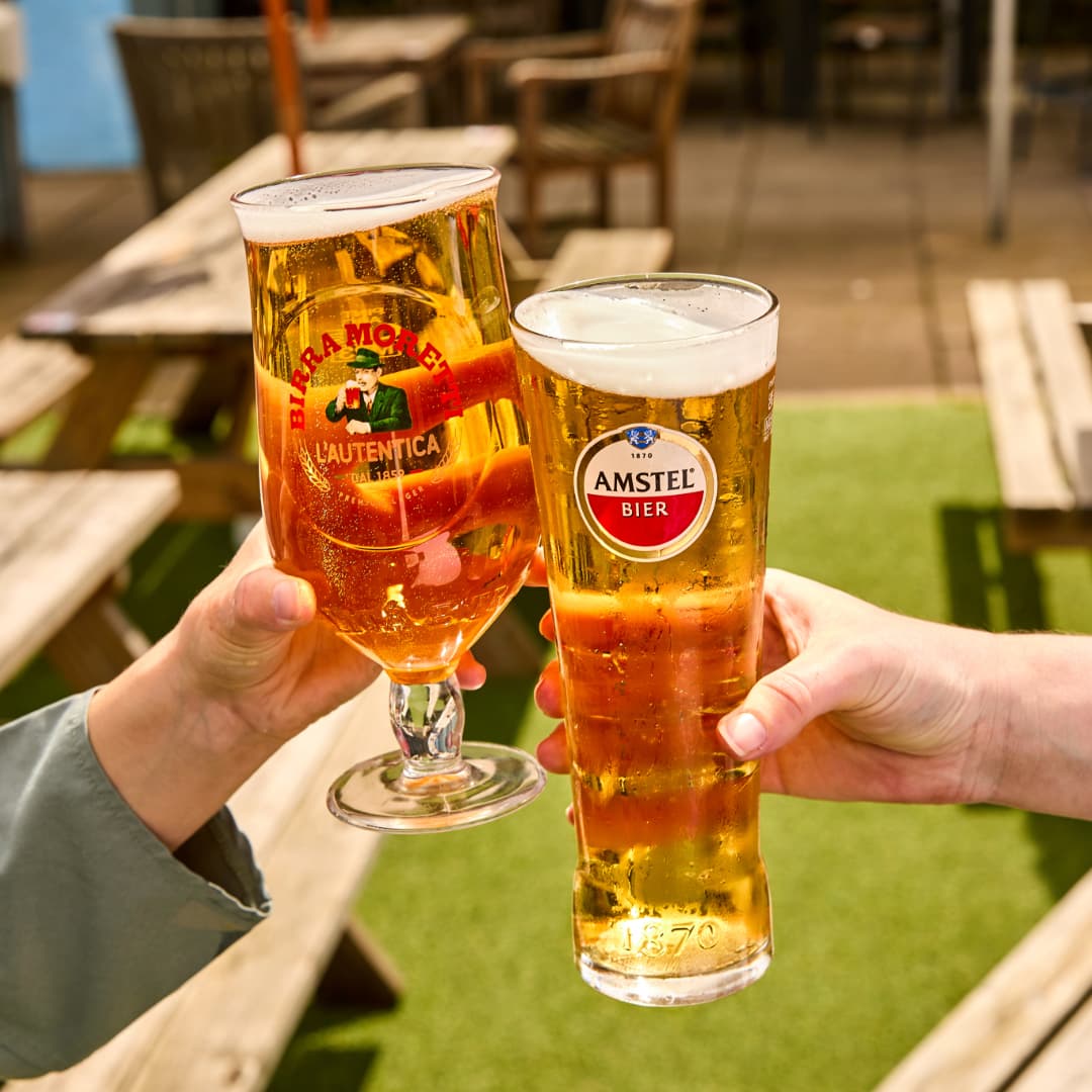 Pints in the sun