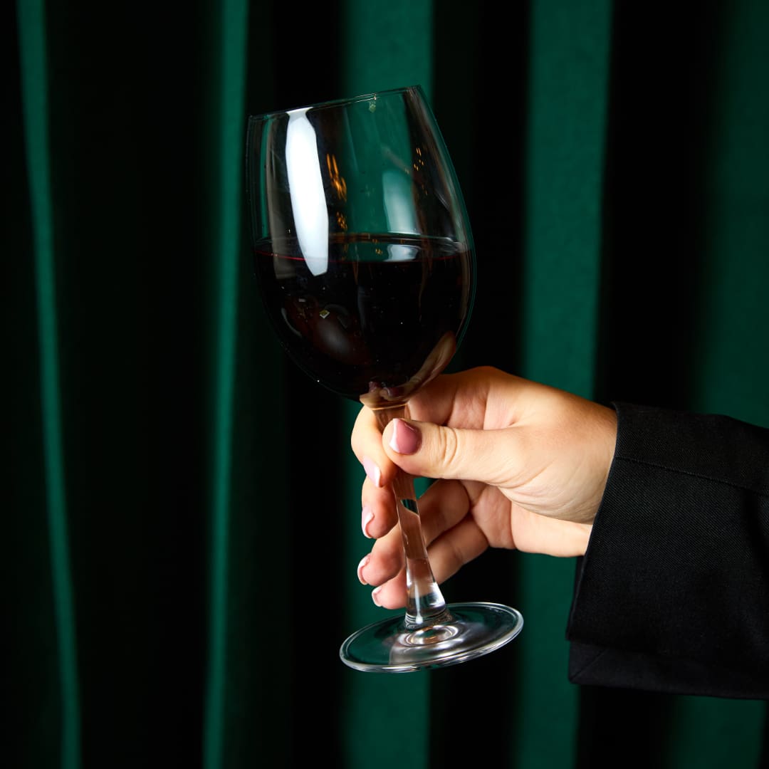 Red wine at Blue Anchor Hammersmith