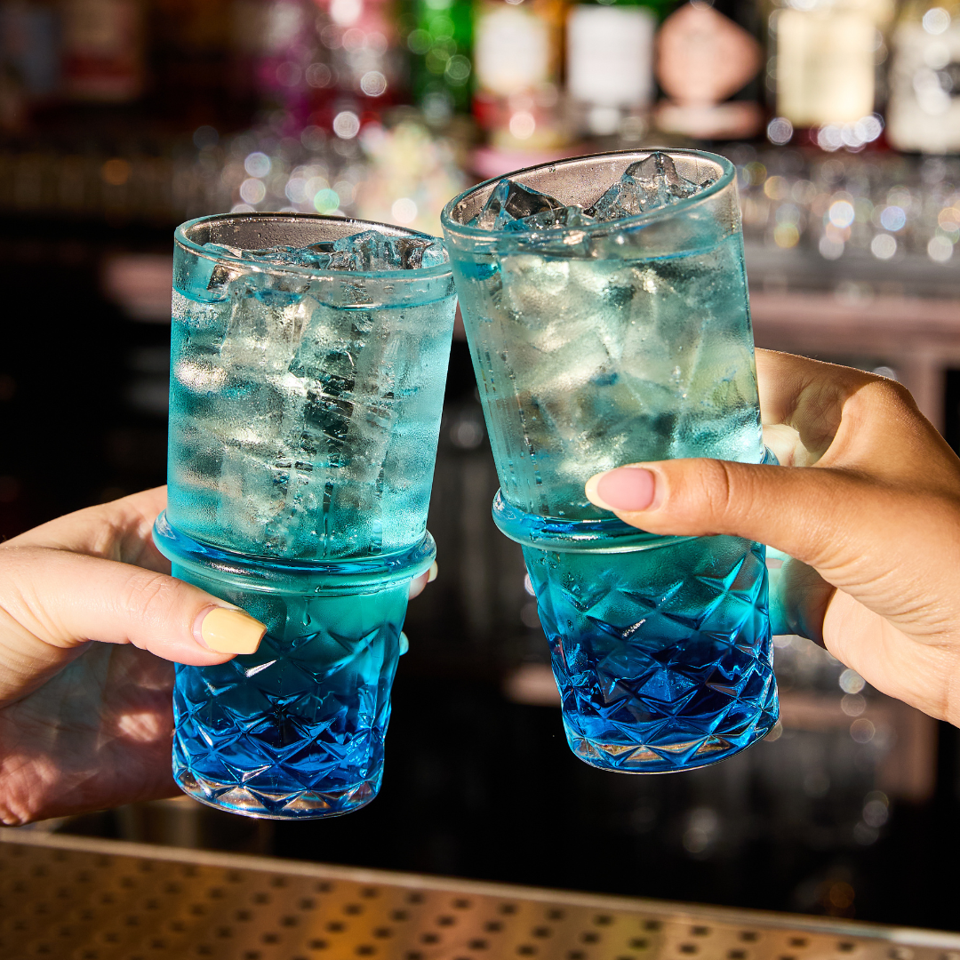 2 Blue Woo Cocktails