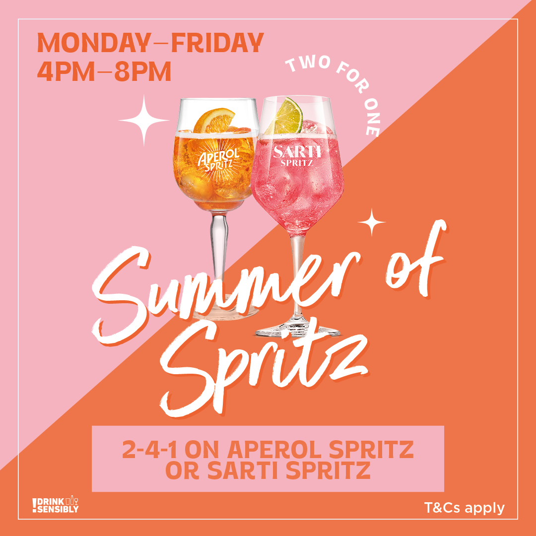 Summer Spritz offer at Village Soho London Summer Spritz offer at Village Soho London